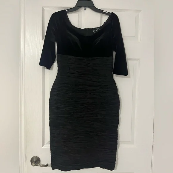 Alex Evenings | Dresses | Black Cocktail Dress Brand Alex Evenings
